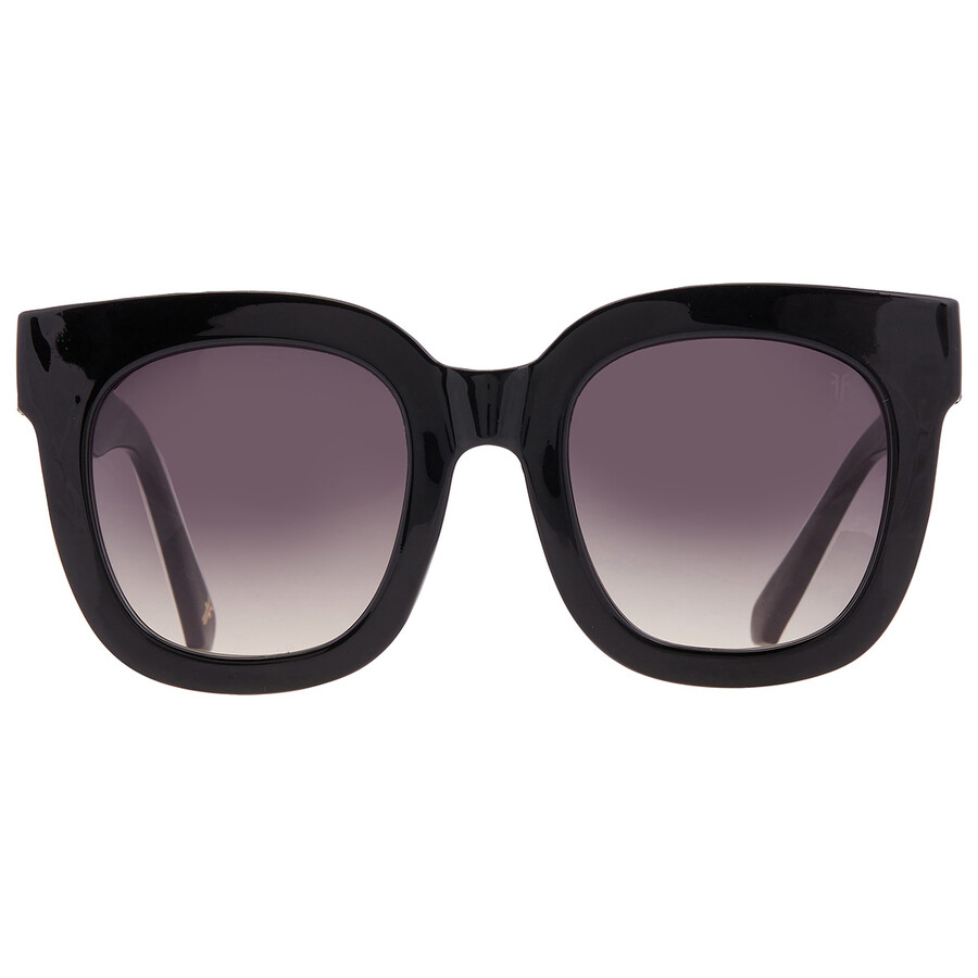 Frye 60318fry Blk Smoke Square Ladies Sunglasses 10266416.com Blksmk In Black