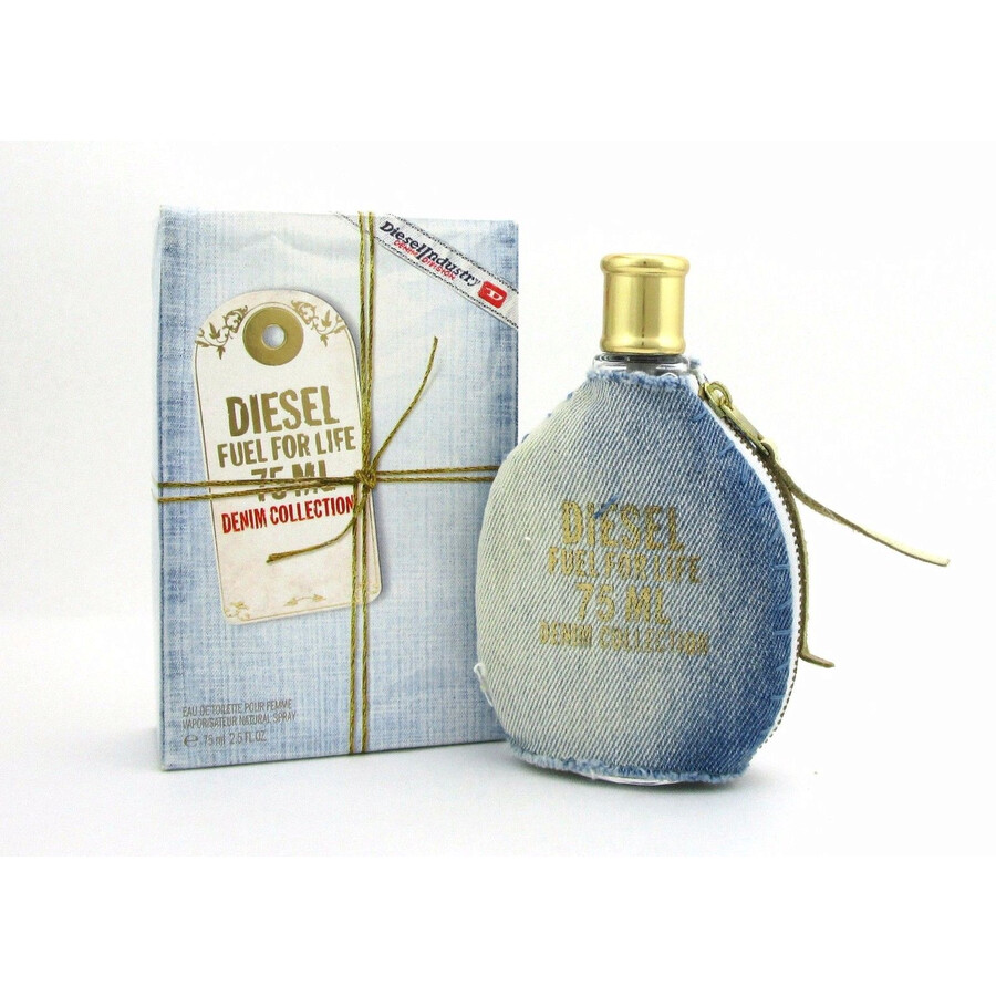 Diesel Fuel For Life Denim By Edt Spray 2.5 oz (w) In Multi