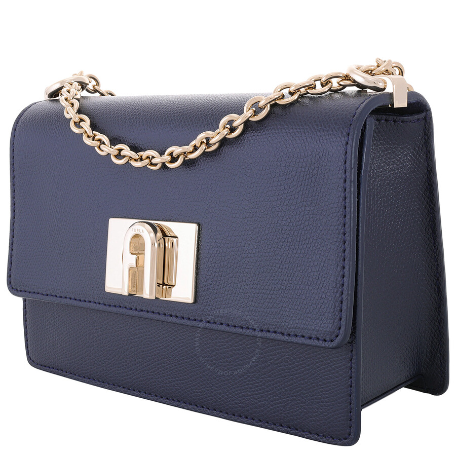 Furla 1927 Mini Crossbody Bag In Blue