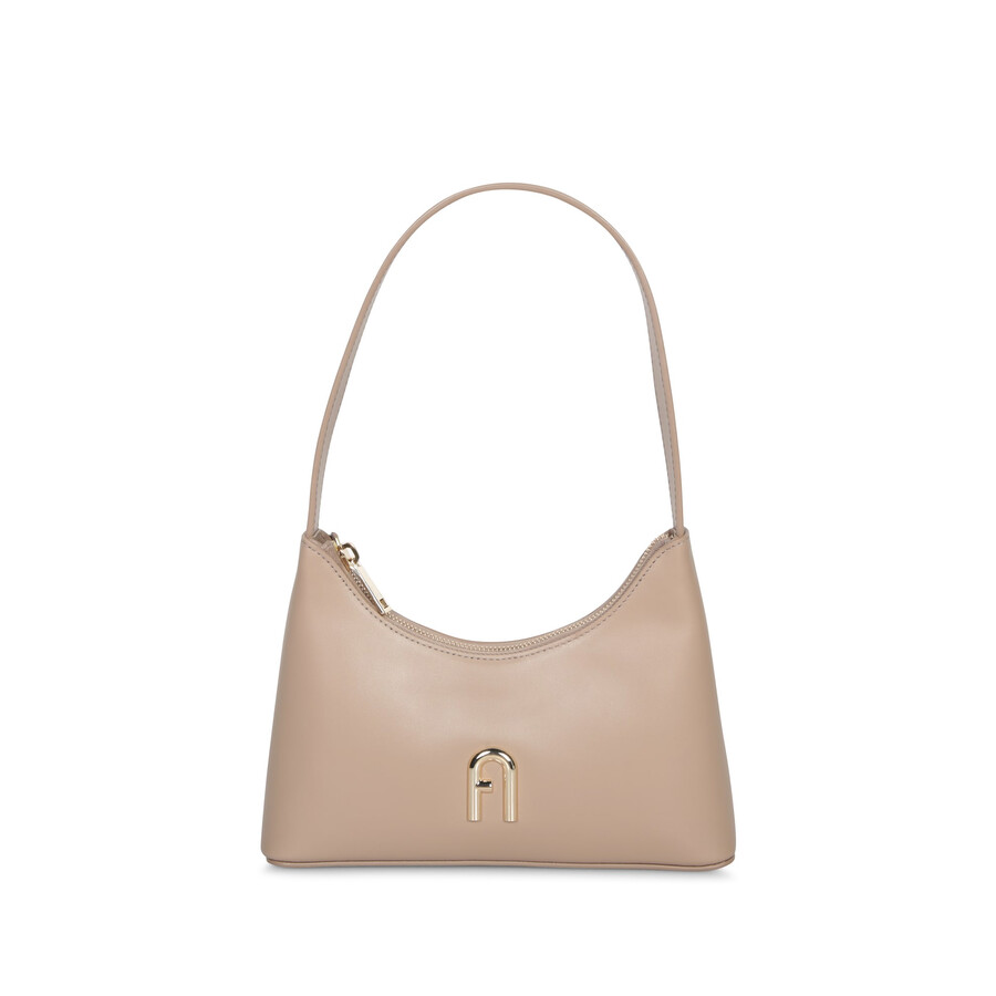 Furla Diamante Mini Shoulder Bag In Brown