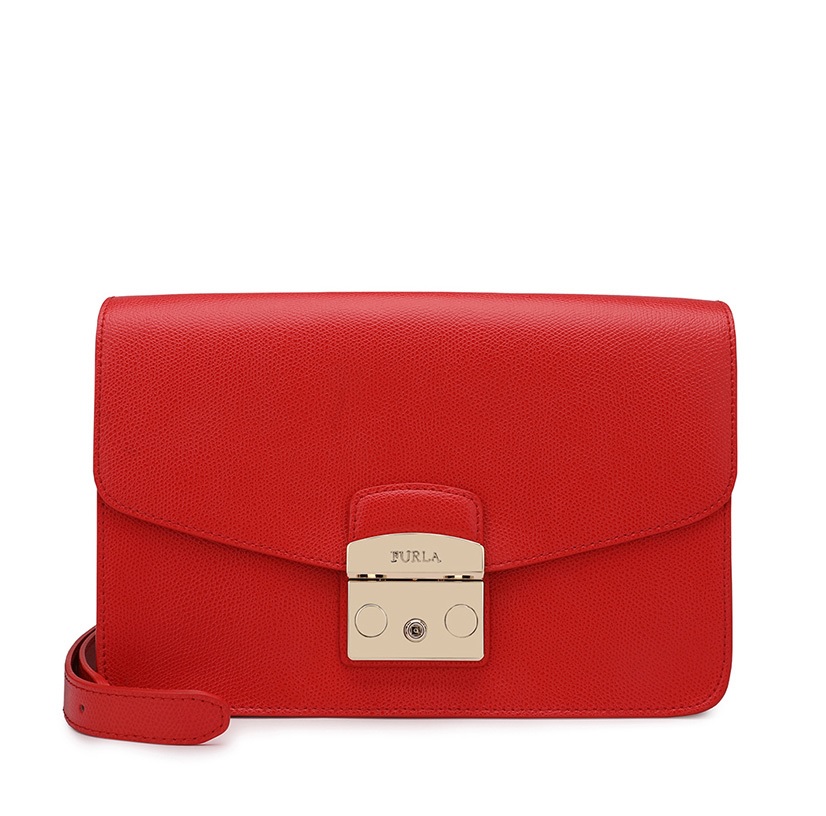 Furla Ladies Metropolis S Leather Crossbody Bag Kiss F 1008894