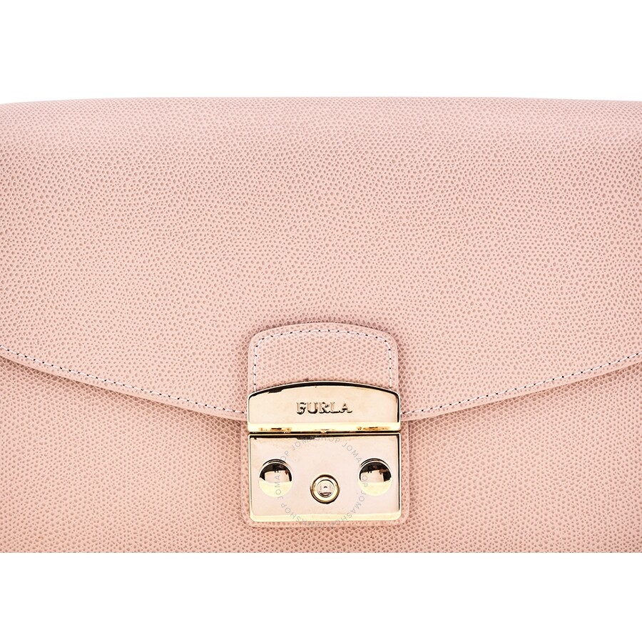 Furla Ladies Shoulder Bag Metropolis Pale Pink Metropolis S Shoulder