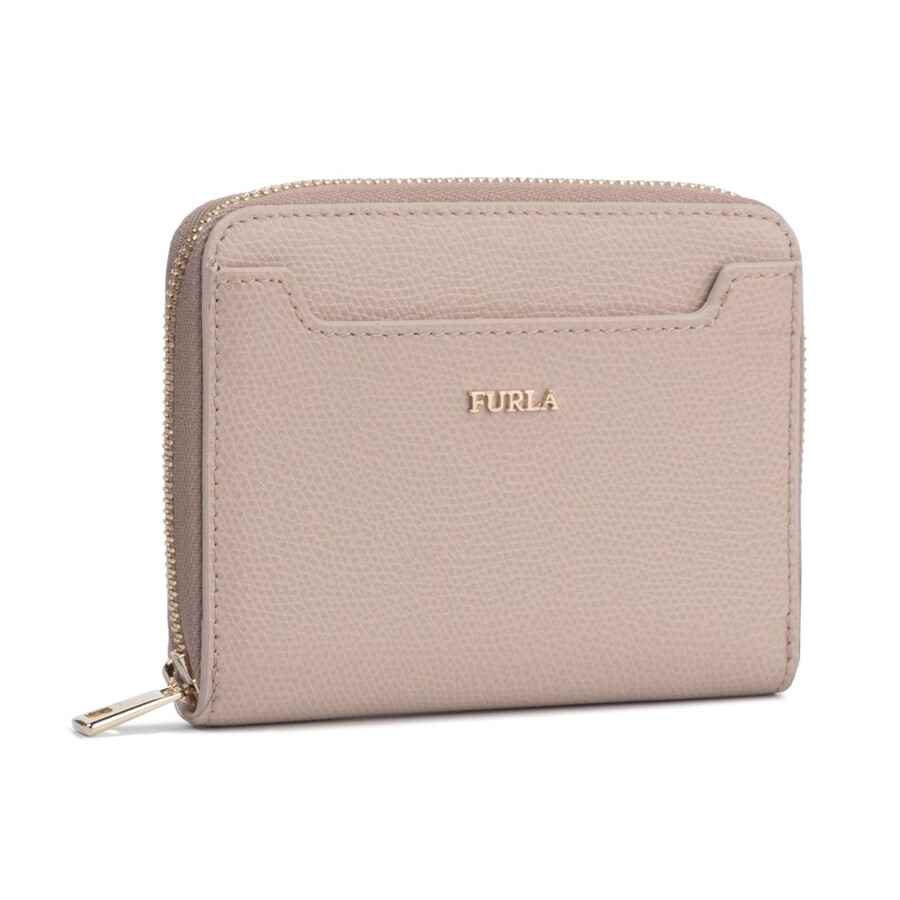 Furla Ladies Small Ziparound Astrid Leather Wallet In Pink 1051253