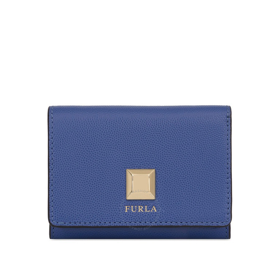 Furla Mimi S Textured Leather Trifold Wallet Pervinca G PBP1 1023223