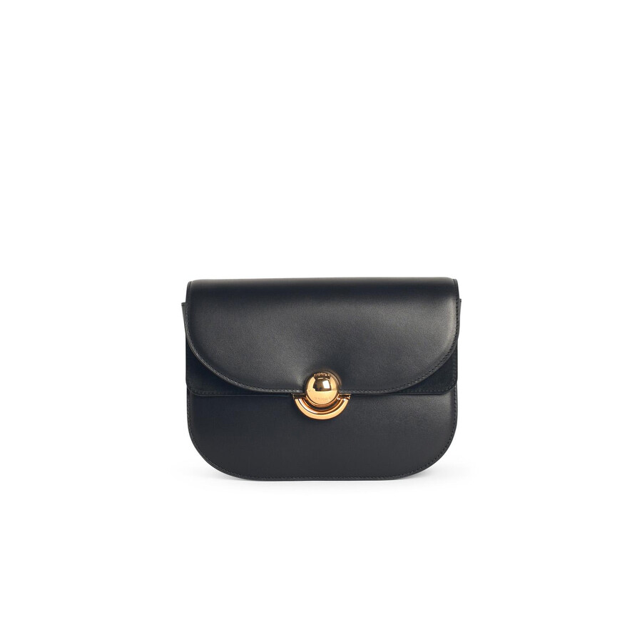 Furla Sfera Black Leather Crossbody Bag