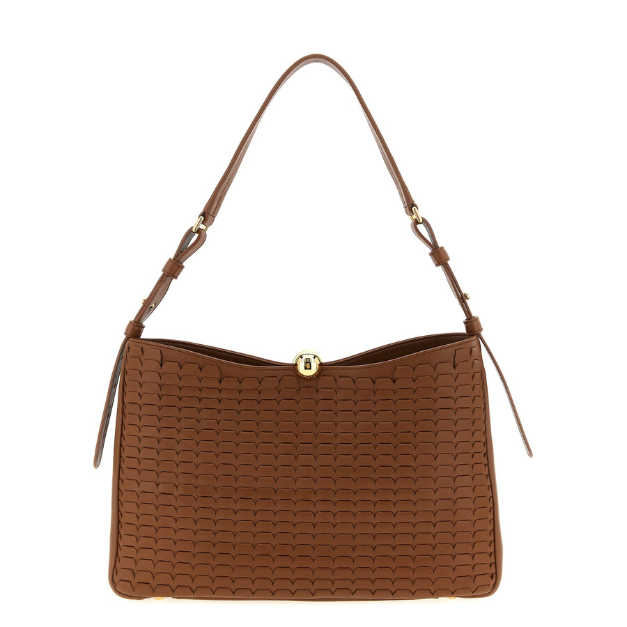 Furla Sfera Soft Shoulder Bag In Brown