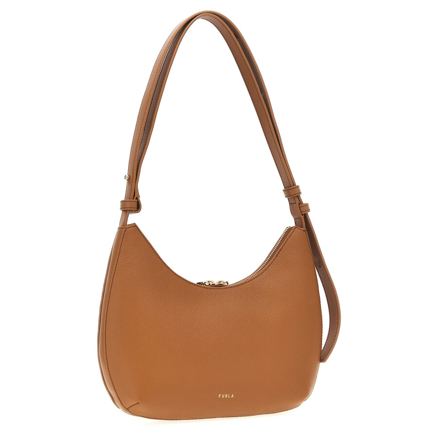 Furla Goccia S Shoulder Bag In Brown
