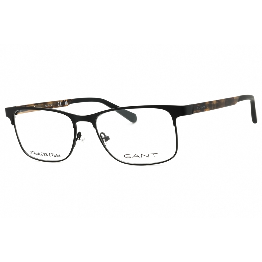 Gant Men's Black Rectangular Eyeglass Frames Ga3234