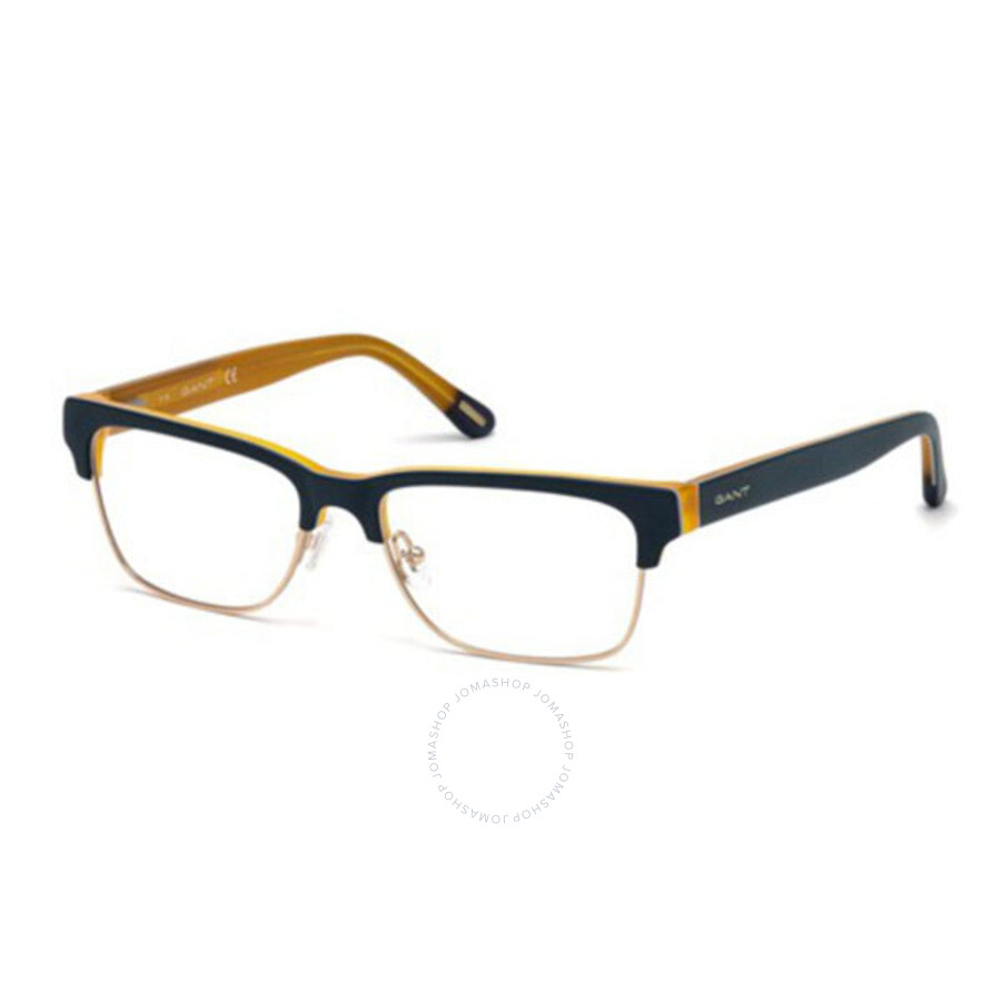 Gant Men's Blue Rectangular Eyeglass Frames GA313209254 664689836475