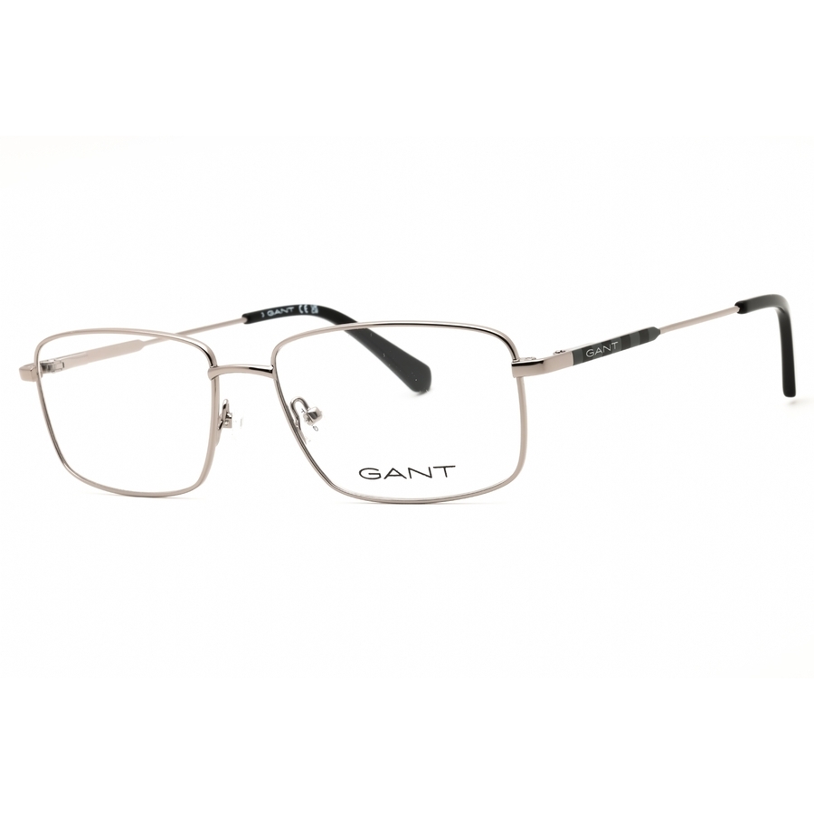 Gant Men's Silver Tone Rectangular Eyeglass Frames Ga3271