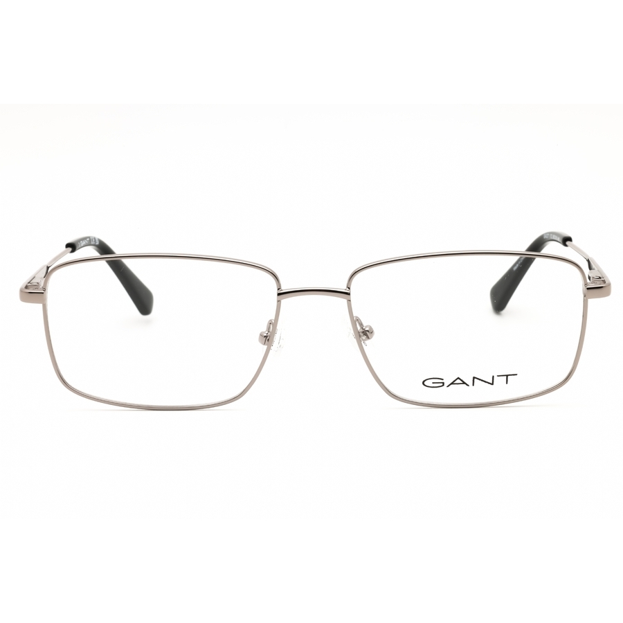 Gant Men's Silver Tone Rectangular Eyeglass Frames Ga3271