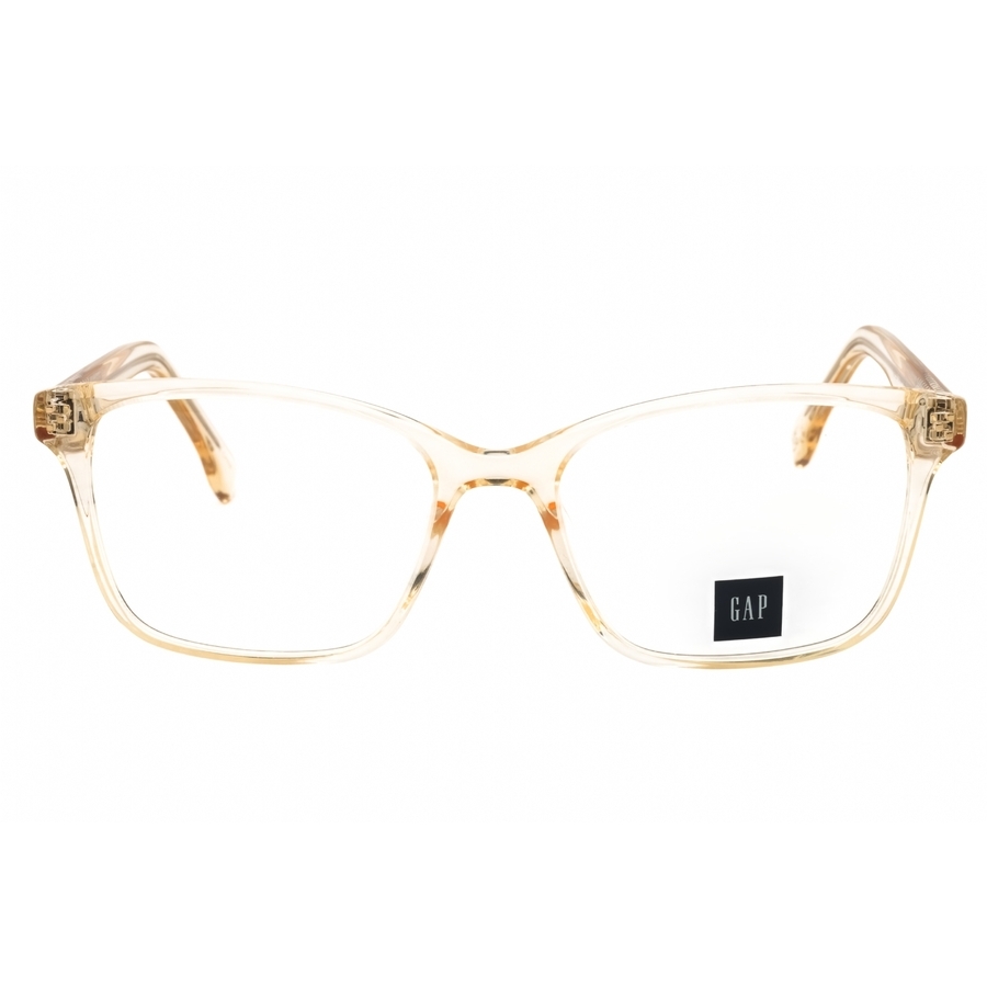 Gap Ladies Gold Tone Rectangular Eyeglass Frames Vgp035