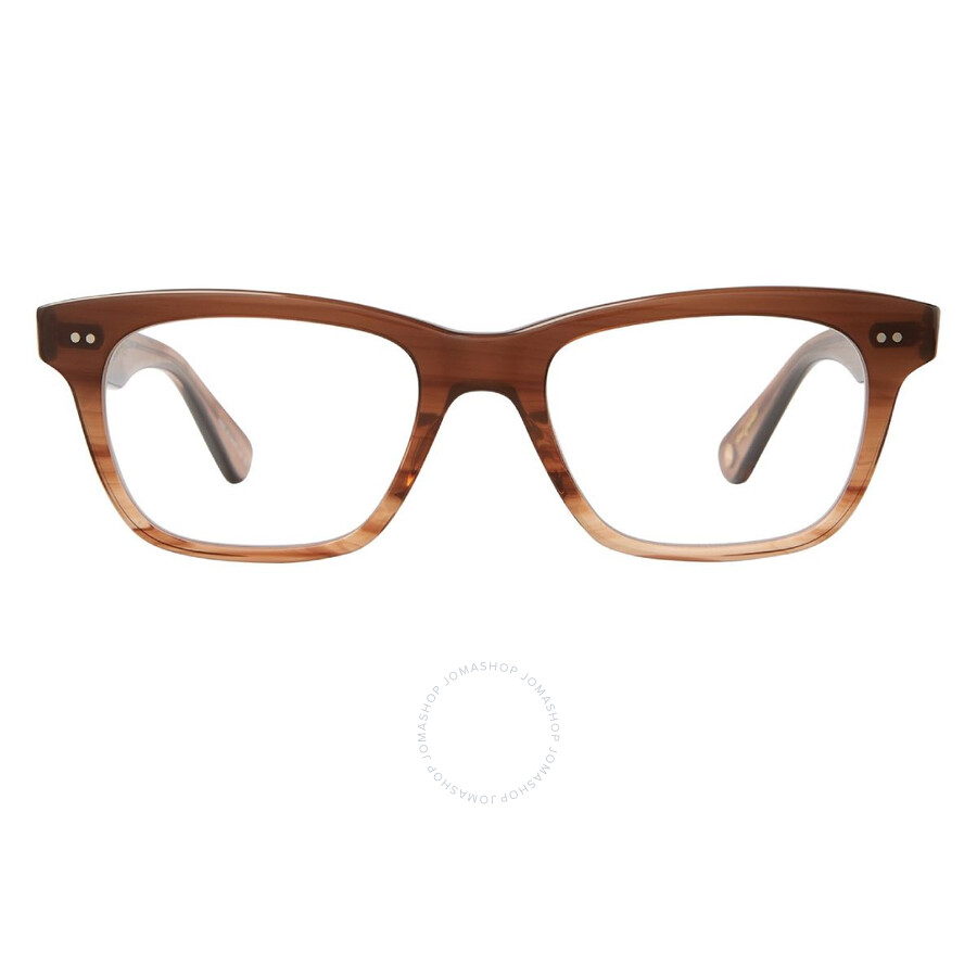 Garrett Leight Buchanan Demo Square Unisex Eyeglasses 1136 Mac 49