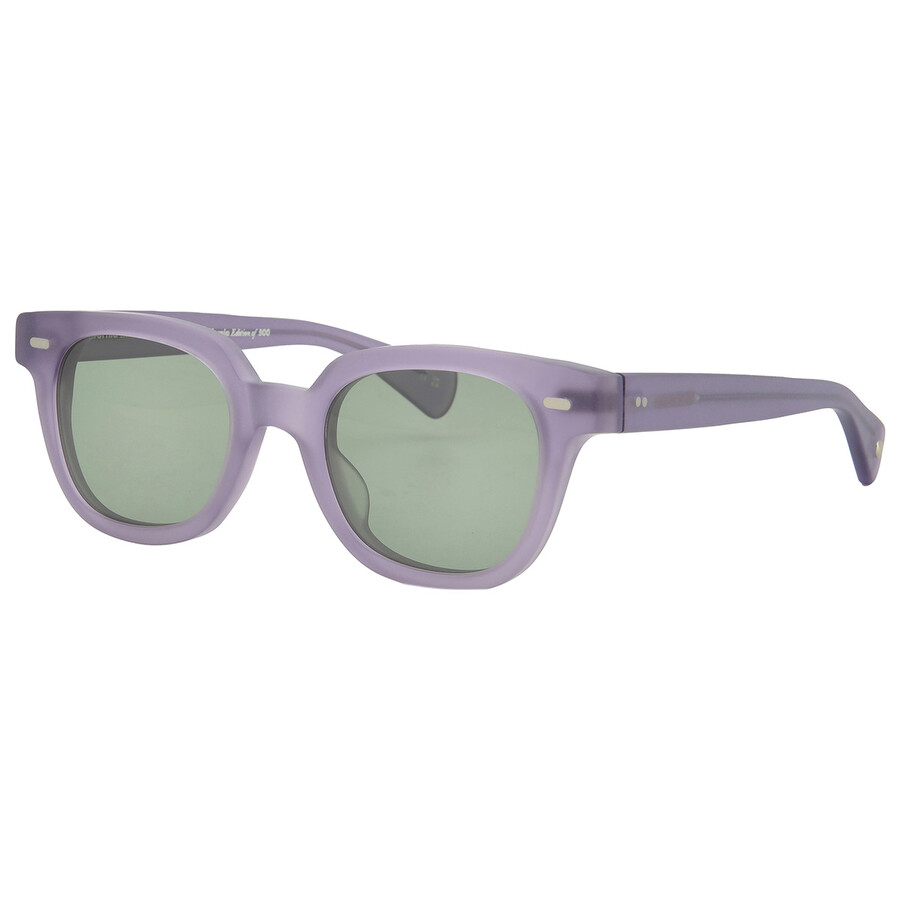 Garrett Leight Glco X Josh Peskowitz Sun Green Square Men's Sunglasses 2146 Mla/grn 47