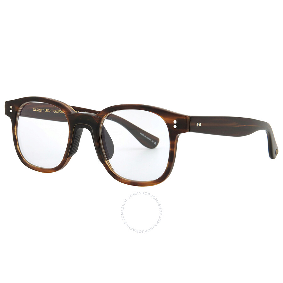 Garrett Leight Glco X Mitchell & Ness Rambis Demo Square Men's Eyeglasses E0148 Brt 47
