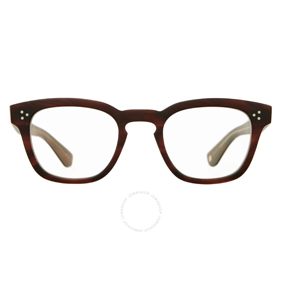 Garrett Leight Regent Demo Square Unisex Eyeglasses 1098 Wht 47