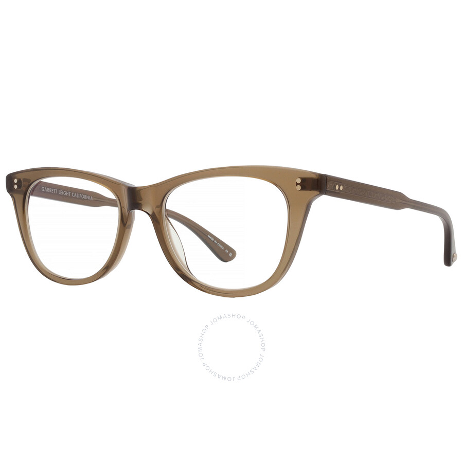 Garrett Leight Tia Jane Demo Cat Eye Ladies Eyeglasses 1122 Olio 47