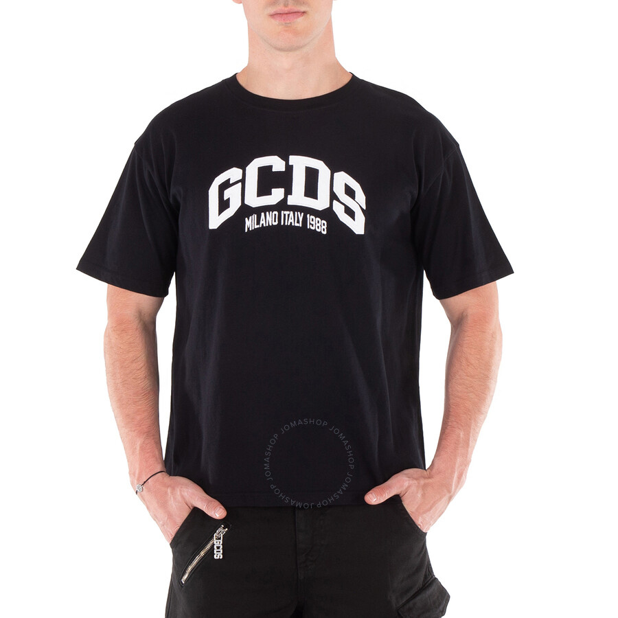 Tシャツ・カットソー GCDS Men T-shirt Black A2OM2304JB9 99 GCDS Outlet: T-shirt men - Black | GCDS t-shirt A2OM2304JB9