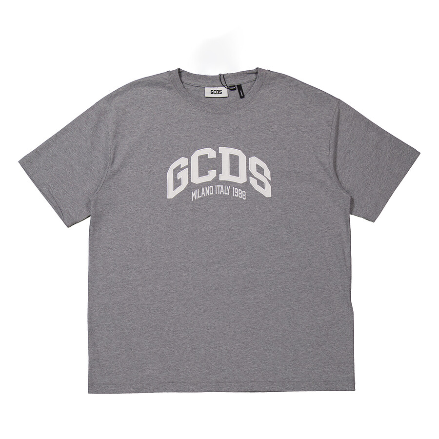 Tシャツ・カットソー GCDS Men T-shirt Grey A2OM2304JB9 91 GCDS Men T-shirt Grey A2OM2304JB9 91