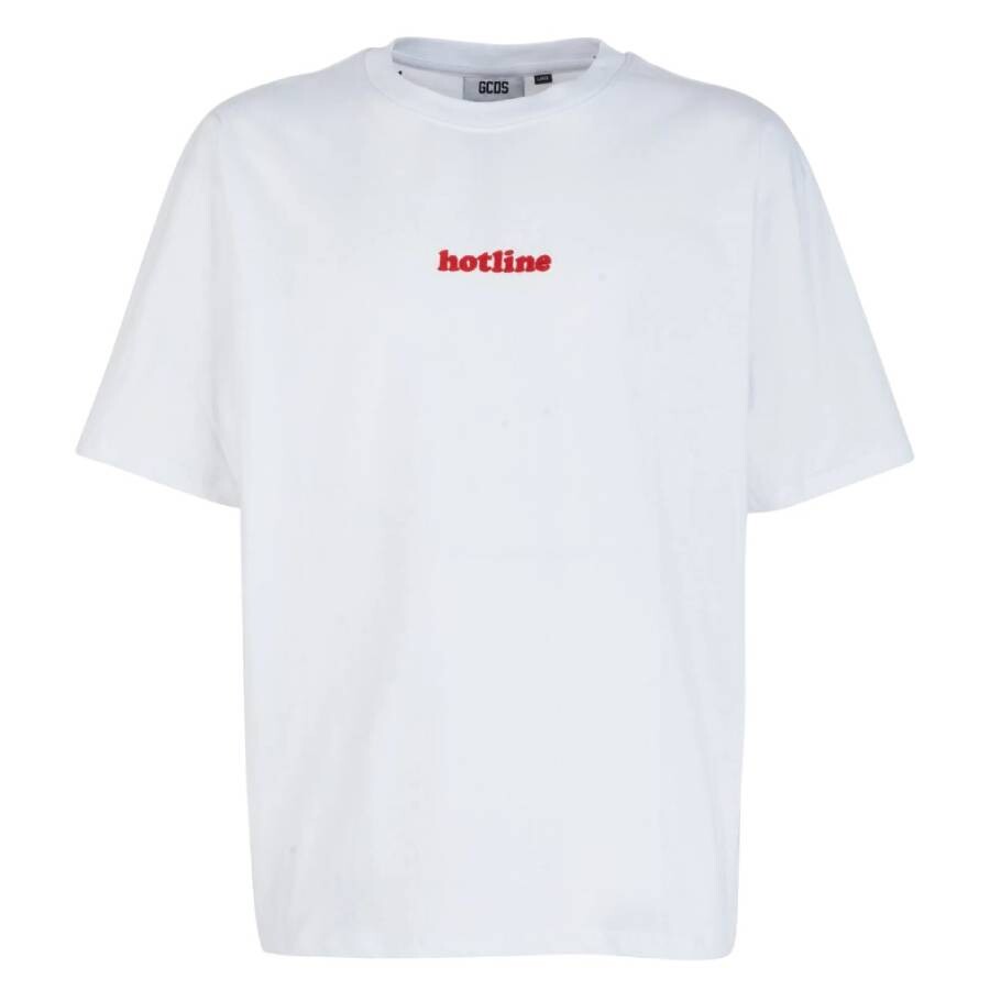 Gcds Embroidered-motif T-shirt In White