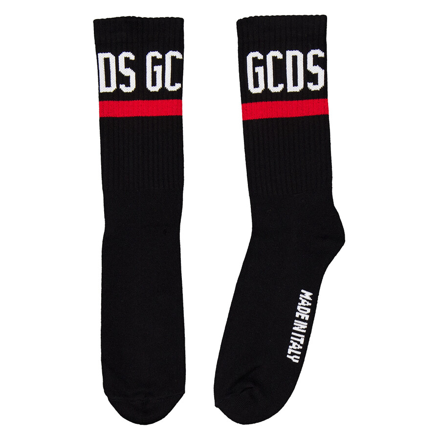 Logo-Embroidered Ribbed Socks