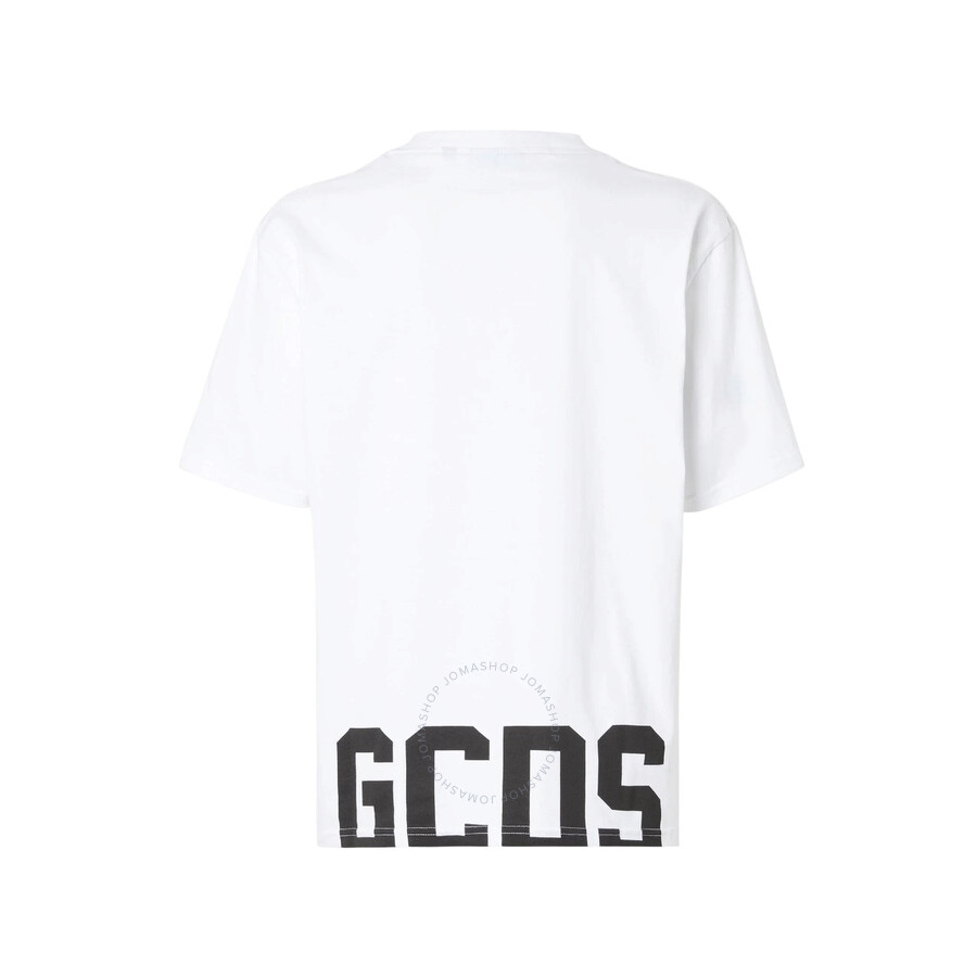 Gcds Low Band Logo Regular T-shirt In White