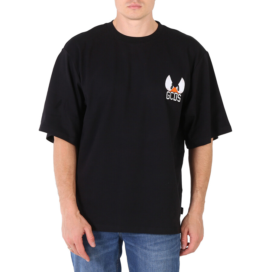 Gcds Men's Black Daffy Duck Oversized T-Shirt, Size Large LT22M130631-02 -  Clothing - Jomashop