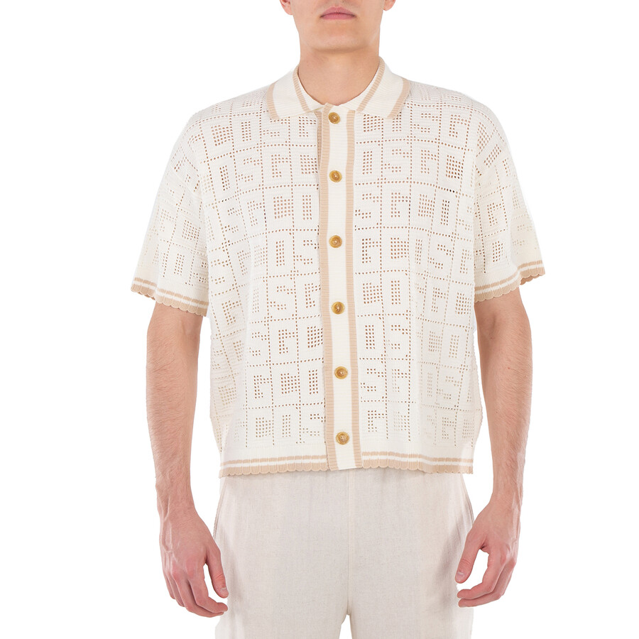Short Sleeve Monogram Knit Shirt