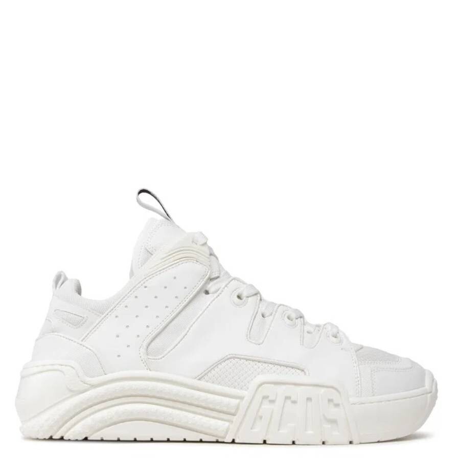 Gcds Slim Skate Lace-up Sneakers In White