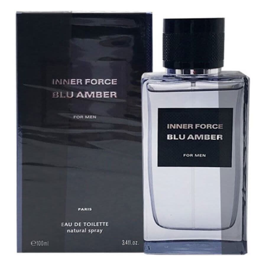 Geparlys Men's Blu Amber Edt Spray 3.3 oz Fragrances 3700134410184
