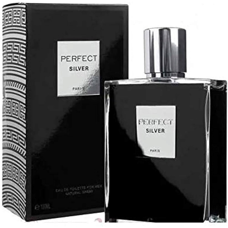 Geparlys Men's Perfect Silver Edt Spray 3.4 oz Fragrances 3700134410931