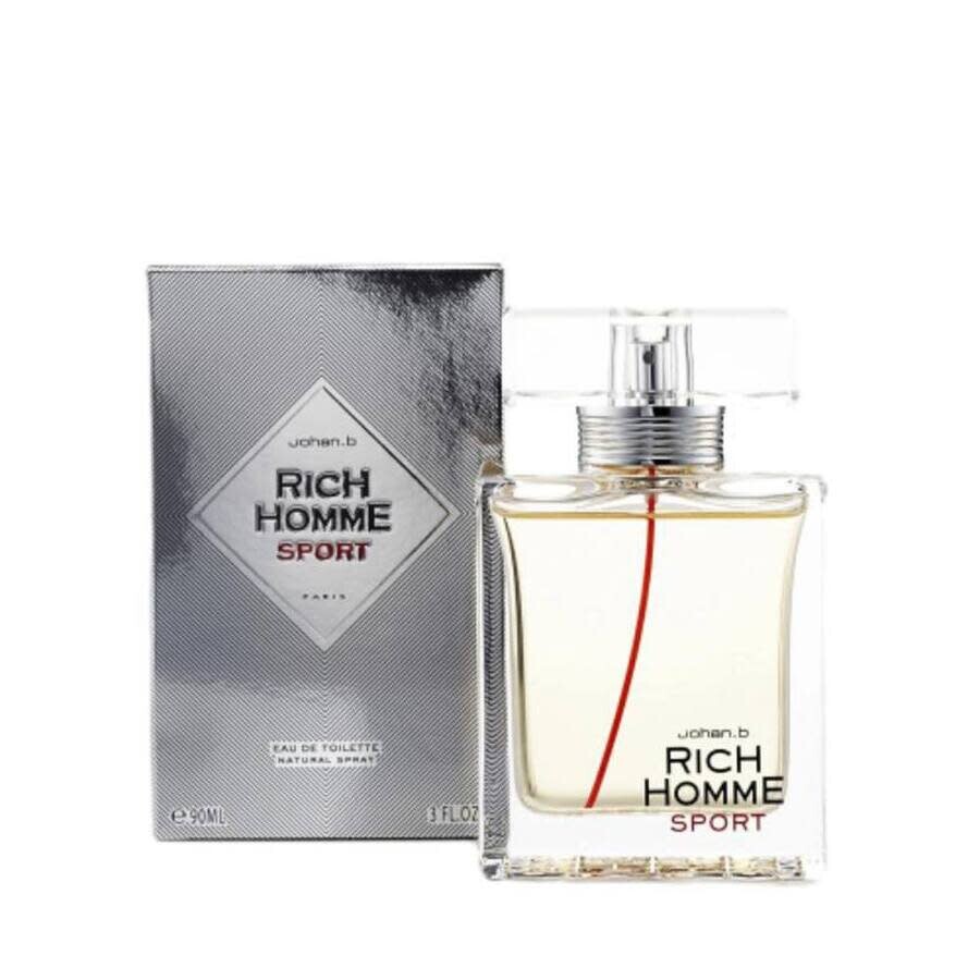 Geparlys Men's Rich Homme Sport Edt Spray 3 oz Fragrances 3700134407573