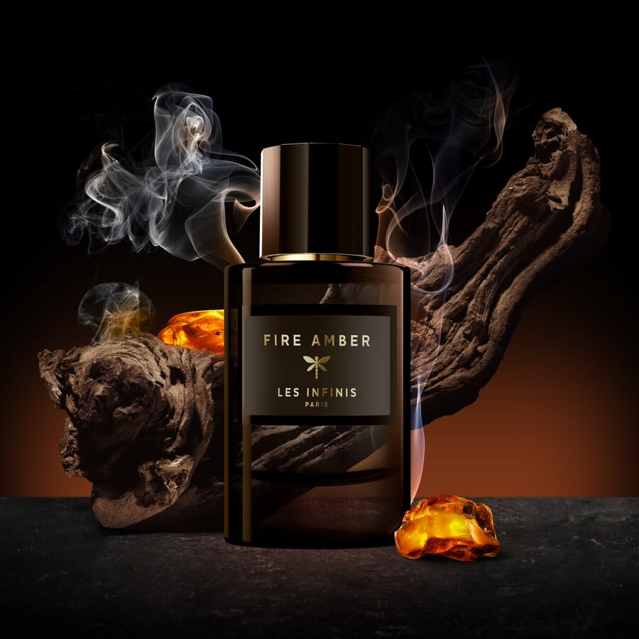 Geparlys Unisex Fire Amber Les Infinis Edp Spray 3.4 oz Fragrances 3700134412874 In Transparent