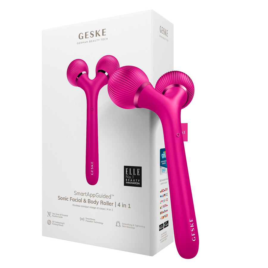 Geske Sonic Facial & Body Roller | 4 In 1 Massager
