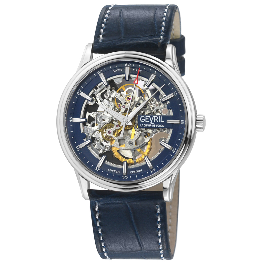 Gevril Five Points Automatic Blue Dial Men's Watch 321.60.62