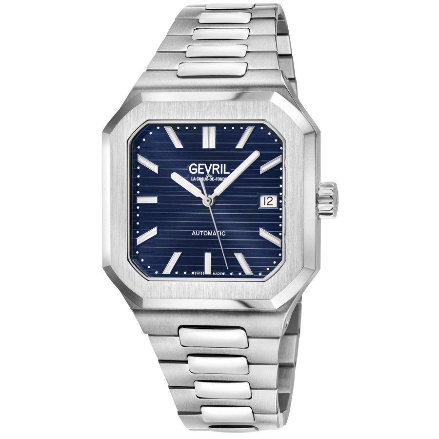 Gevril Grand Concourse Automatic Blue Dial Men's Watch 41301B