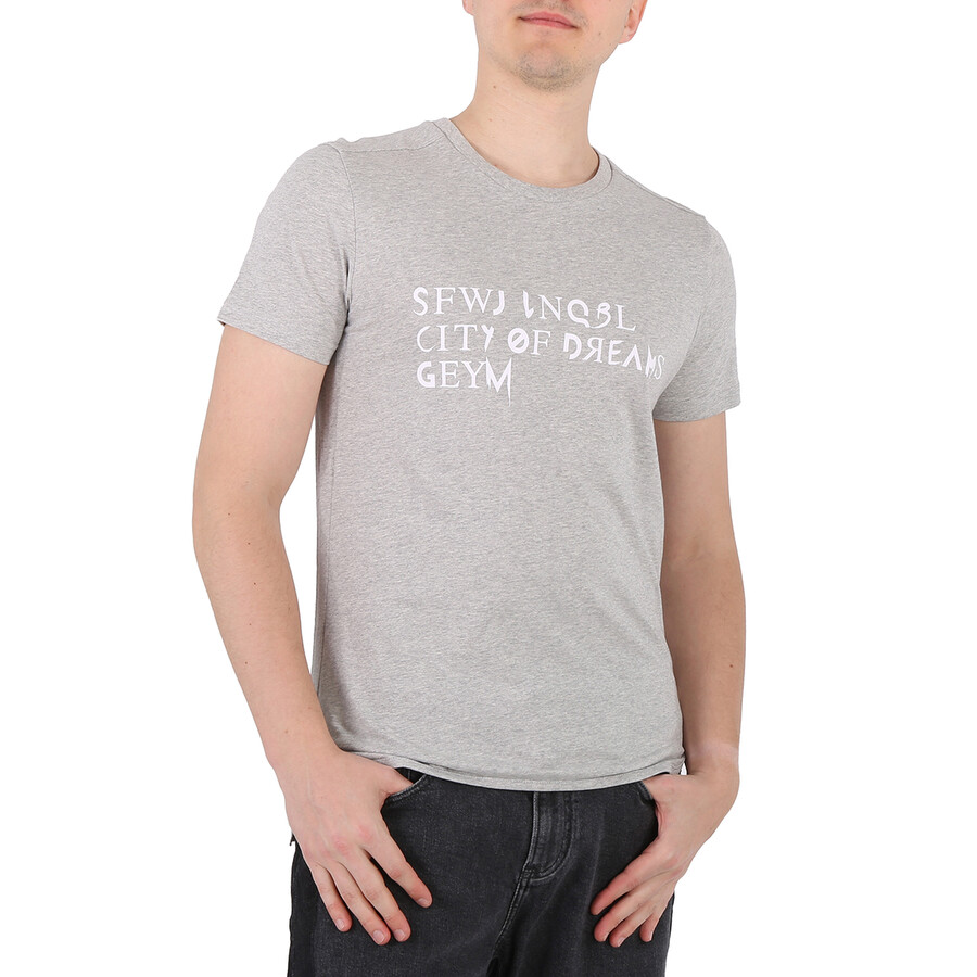Men's Gray Graphic T-Shirt