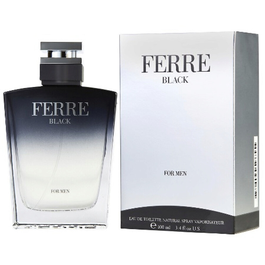 Gianfranco Ferre Men's Ferre Black Edt Spray 3.4 oz Fragrances 8011530992316