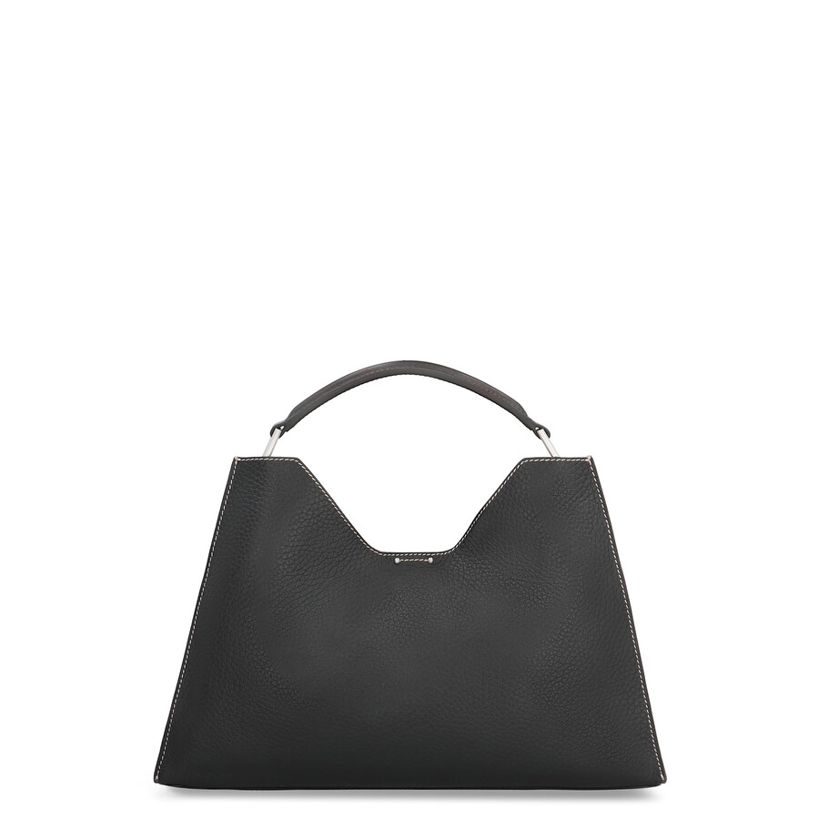 Gianni Chiarini Aurora Leather Handbag In Black