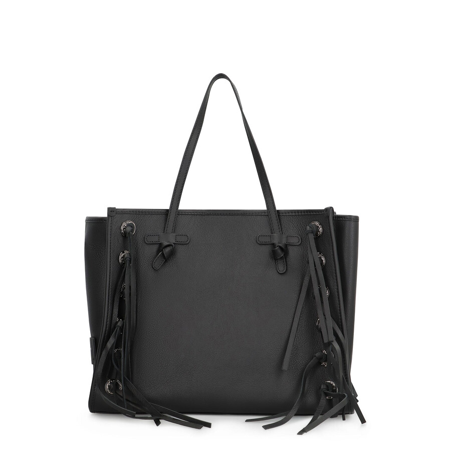 Gianni Chiarini Marcella Leather Tote In Black