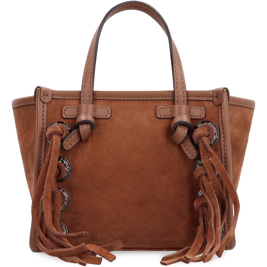 Gianni Chiarini Miss Marcella Leather Mini Handbag In Brown