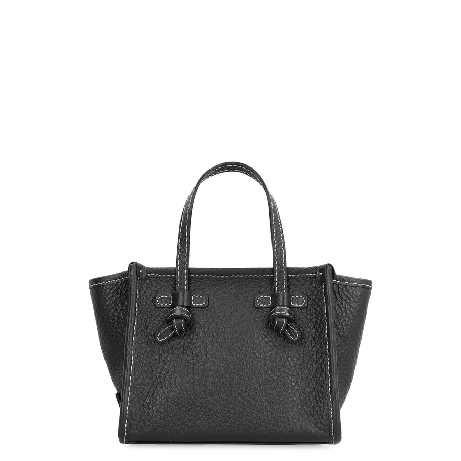 Gianni Chiarini Miss Marcella Leather Mini Handbag In Black