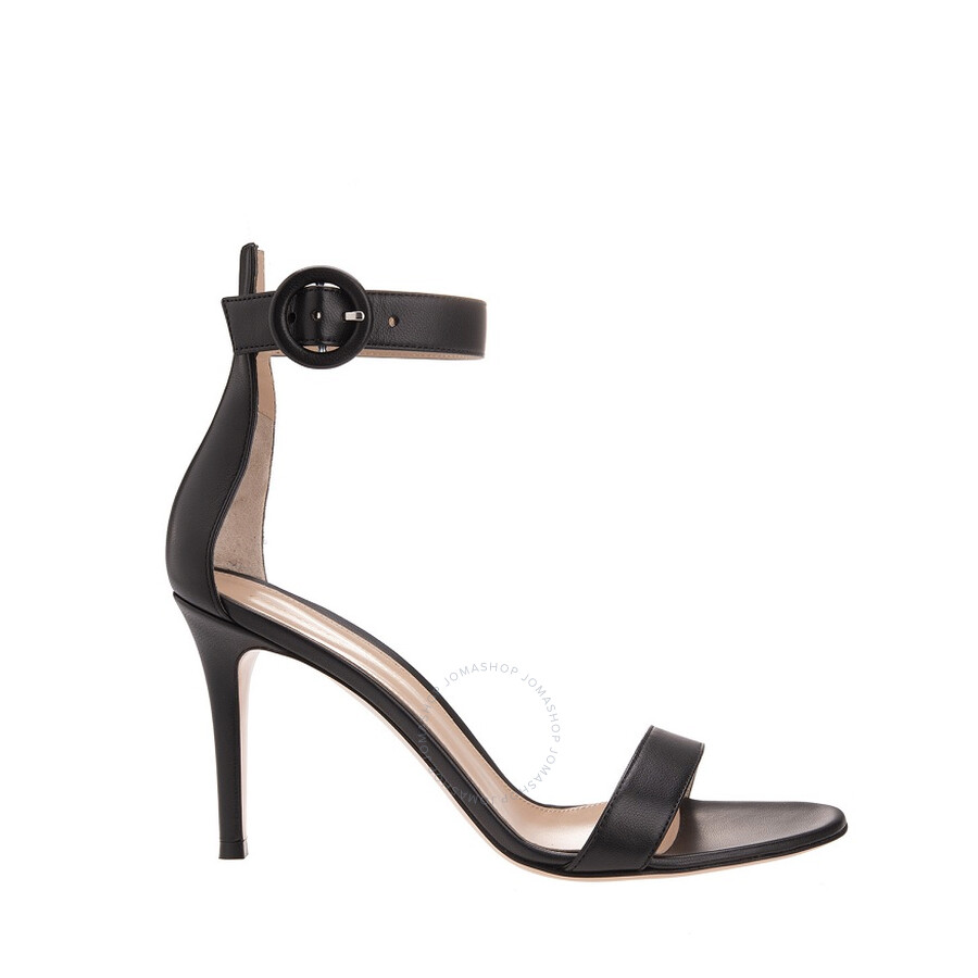 Gianvito Rossi Ladies Portofino 85 Nappa Sandals, Brand Size 39.5 G60953.85RIC.NAPNERO 