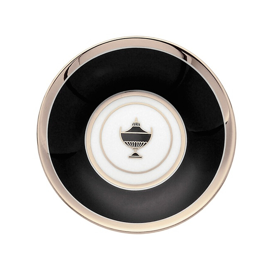 Ginori 1735 Contessa Onice Espresso Saucer In Coffee