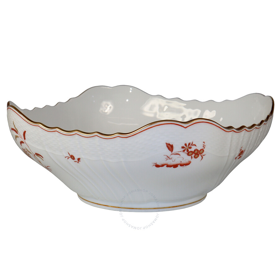 Ginori 1735 Galli Rossi Squared Salad Bowl In N/a
