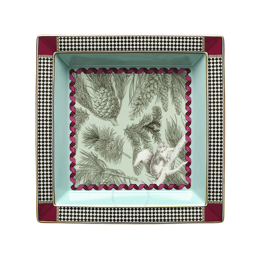 Ginori 1735 Squirrel Totem Large Squared Vide Poche In N/a