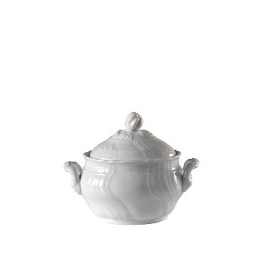 Ginori 1735 Tea Sugar Bowl With Cover In White