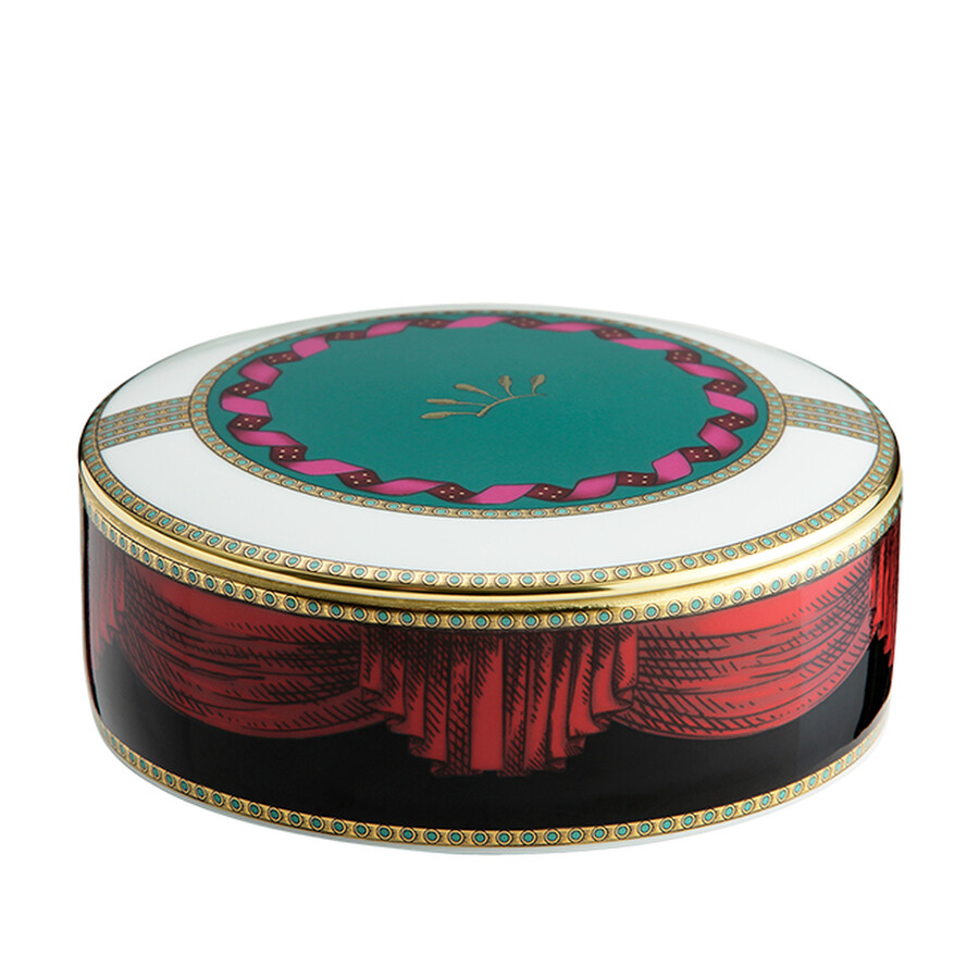 Ginori 1735 Totem Box With Cover And Elephant Decoration Inside In N/a