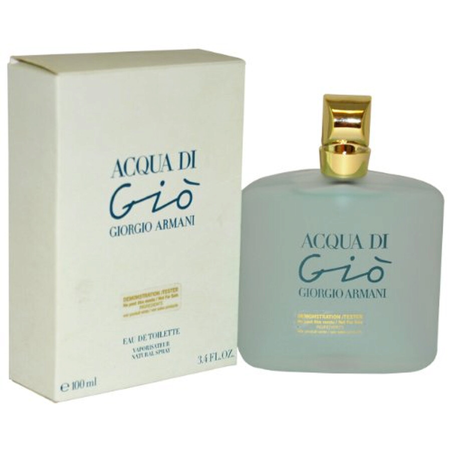 Giorgio Armani Ladies Acqua Di Gio Edt Spray 3.4 oz (tester) Fragrances 3360372725312 In Yellow/purple/orange/red
