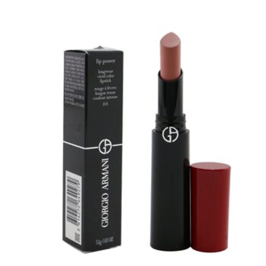 Giorgio Armani Ladies Lip Power Longwear Vivid Color Lipstick 0.11 oz # 104 Selfless Makeup 36142726